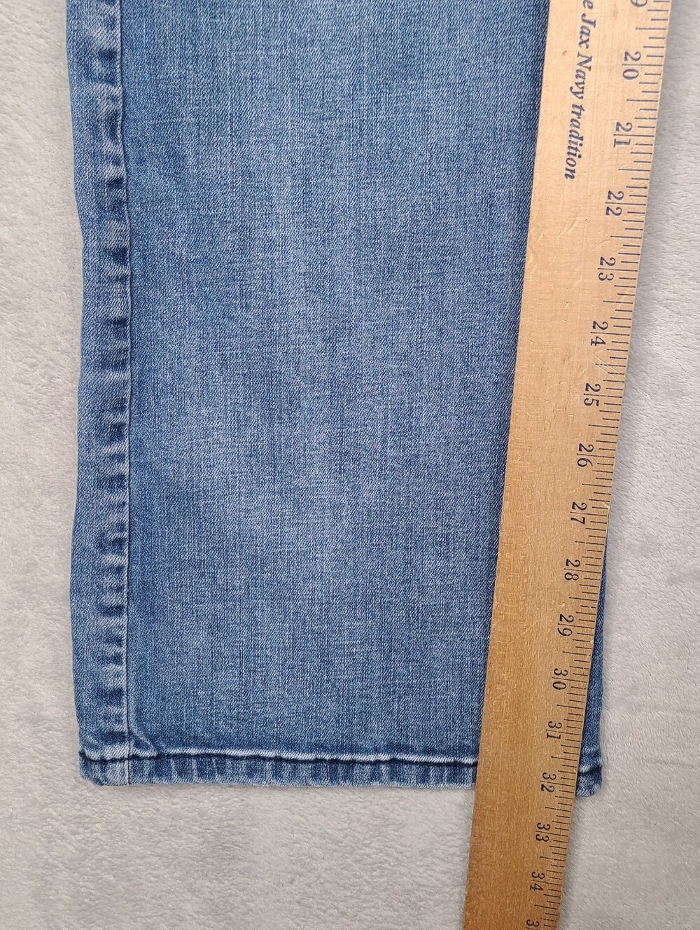 Moonshine Spirit Men's 36x32 120 Proof Jeans Slim Boot Leg Light Wash Blue Denim - Picture 9 of 16